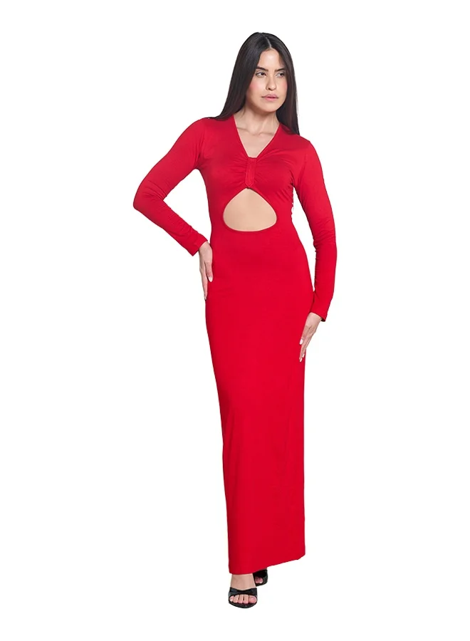 Ohsofly  Women’s Long Maxi Dress with Elegant Draping for Casual, Party, Holiday Trips & Evening wear. for Women | Best Price UAE